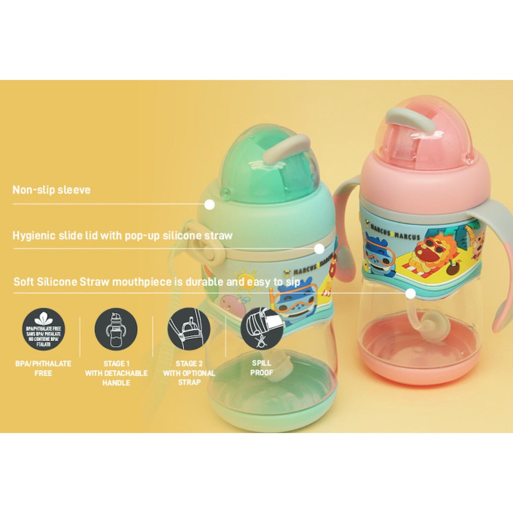 Marcus & Marcus 2-stage Tritan Straw Bottle