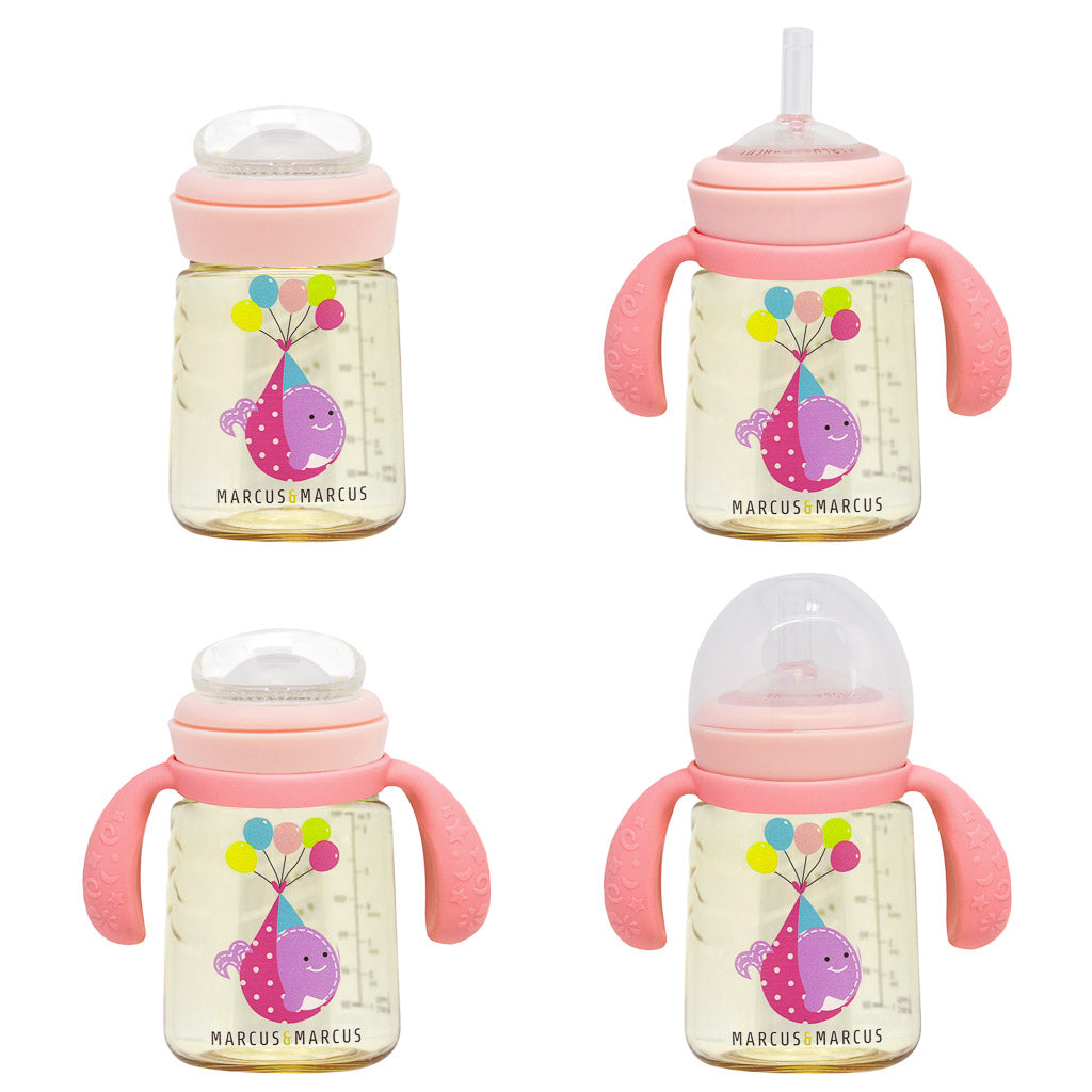 Marcus & Marcus PPSU Transition Trainer Bottle Set