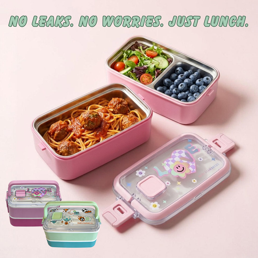 Marcus & Marcus Duodeck Stainless Steel Lunch Box Set