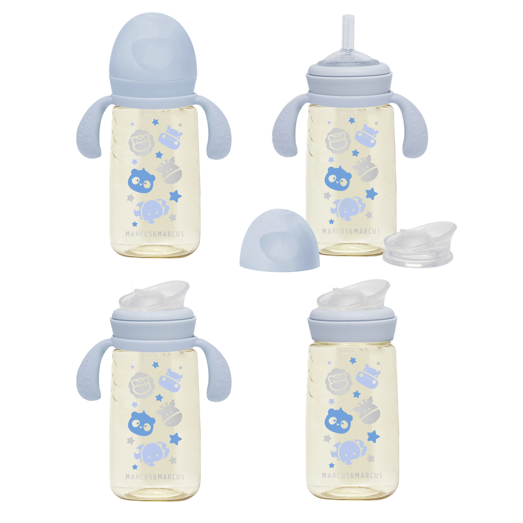 PPSU Transition Trainer Bottle 300ml - Blue_02.png