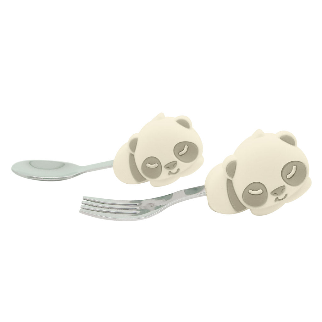 Marcus & Marcus Palm Grasp Spoon & Fork Set with Cutlery Case