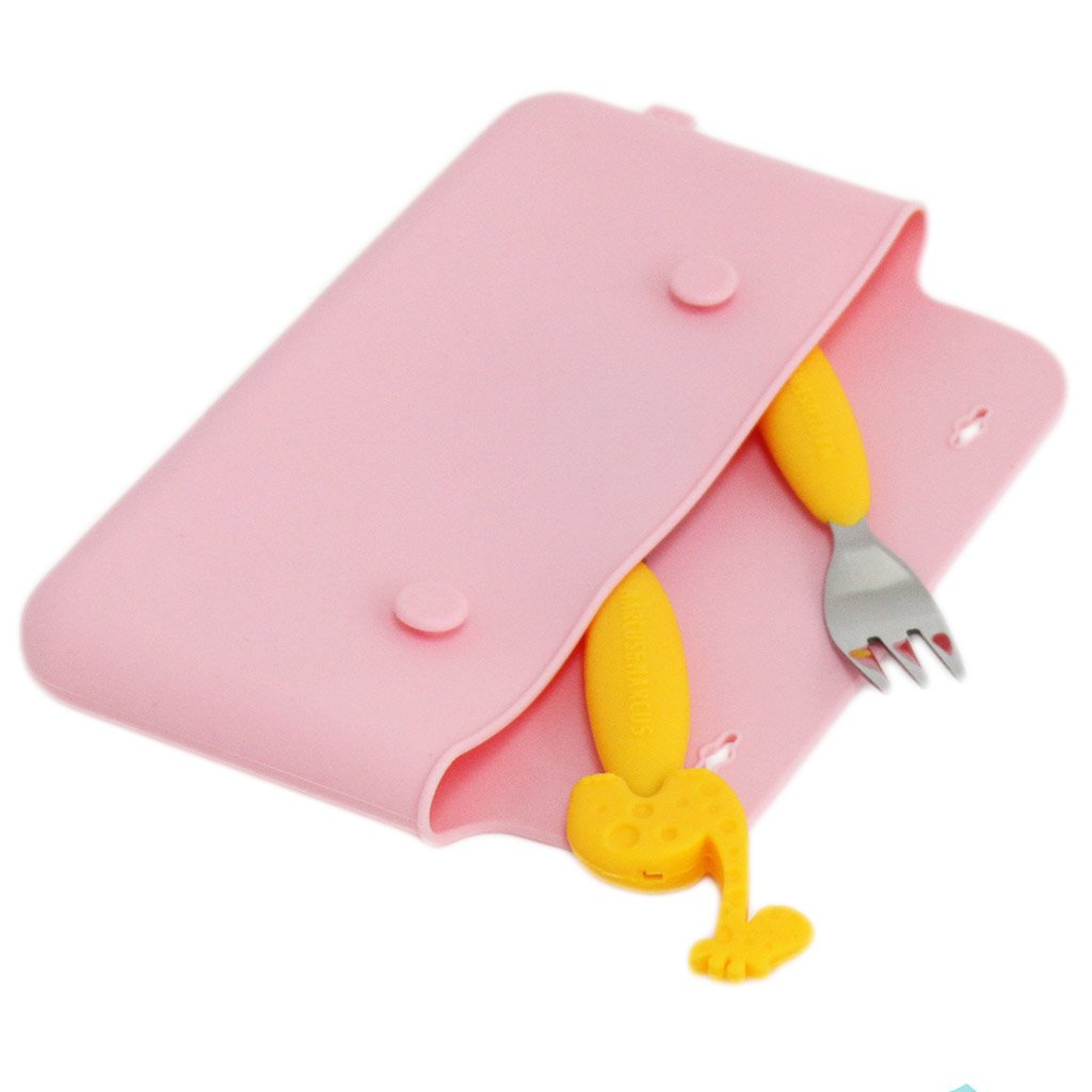 Marcus & Marcus Cutlery Pouch - Pink