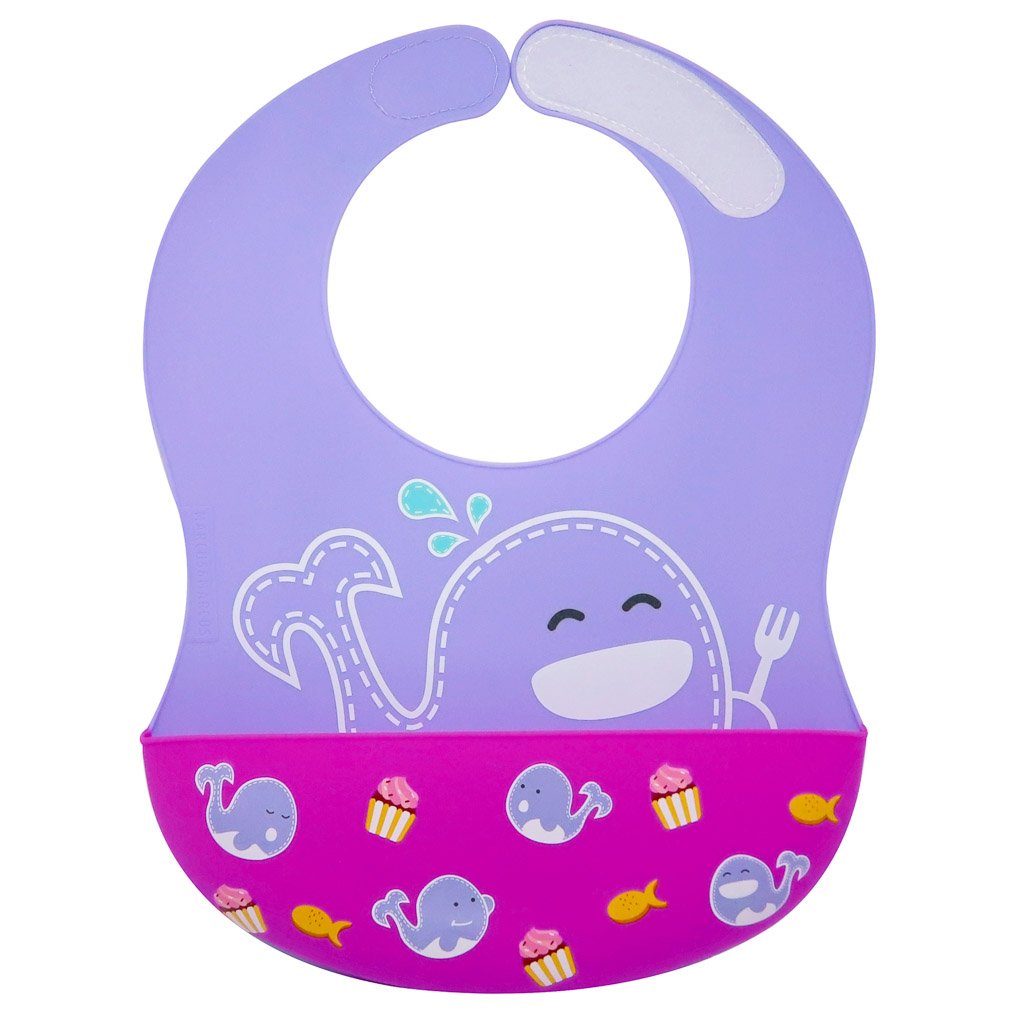 Marcus & Marcus Wide Coverage Silicone Bib