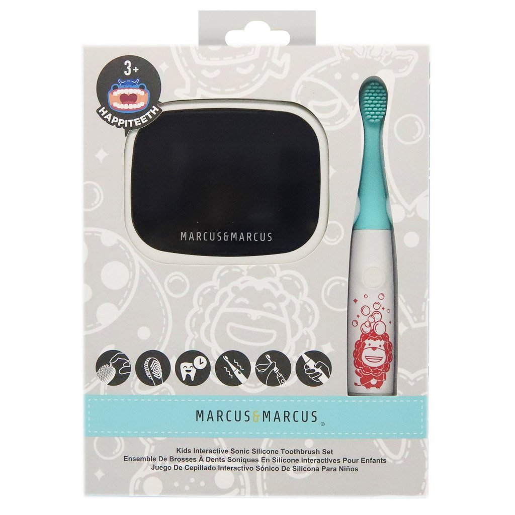 Marcus & Marcus Kids Interactive Sonic Silicone Toothbrush Set