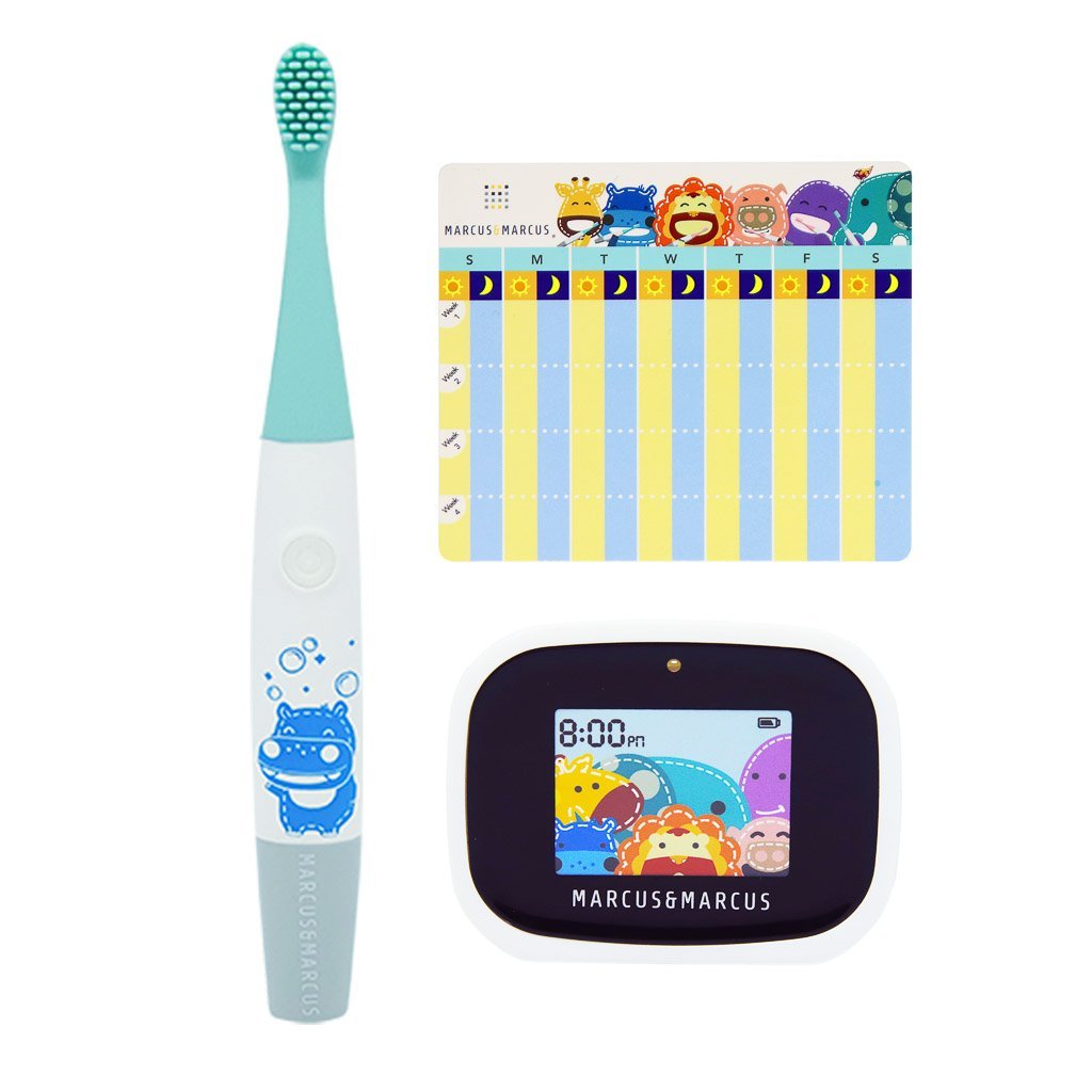 Marcus & Marcus Kids Interactive Sonic Silicone Toothbrush Set