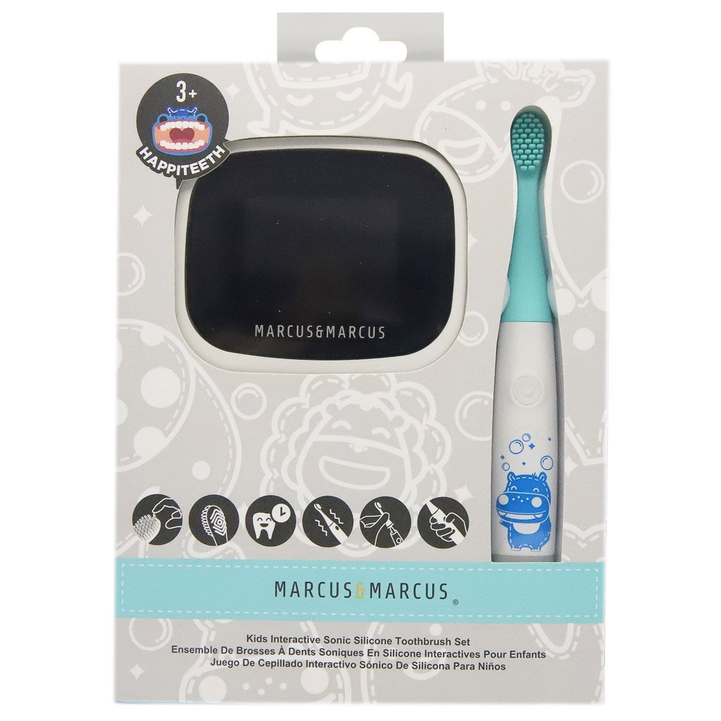 Marcus & Marcus Kids Interactive Sonic Silicone Toothbrush Set