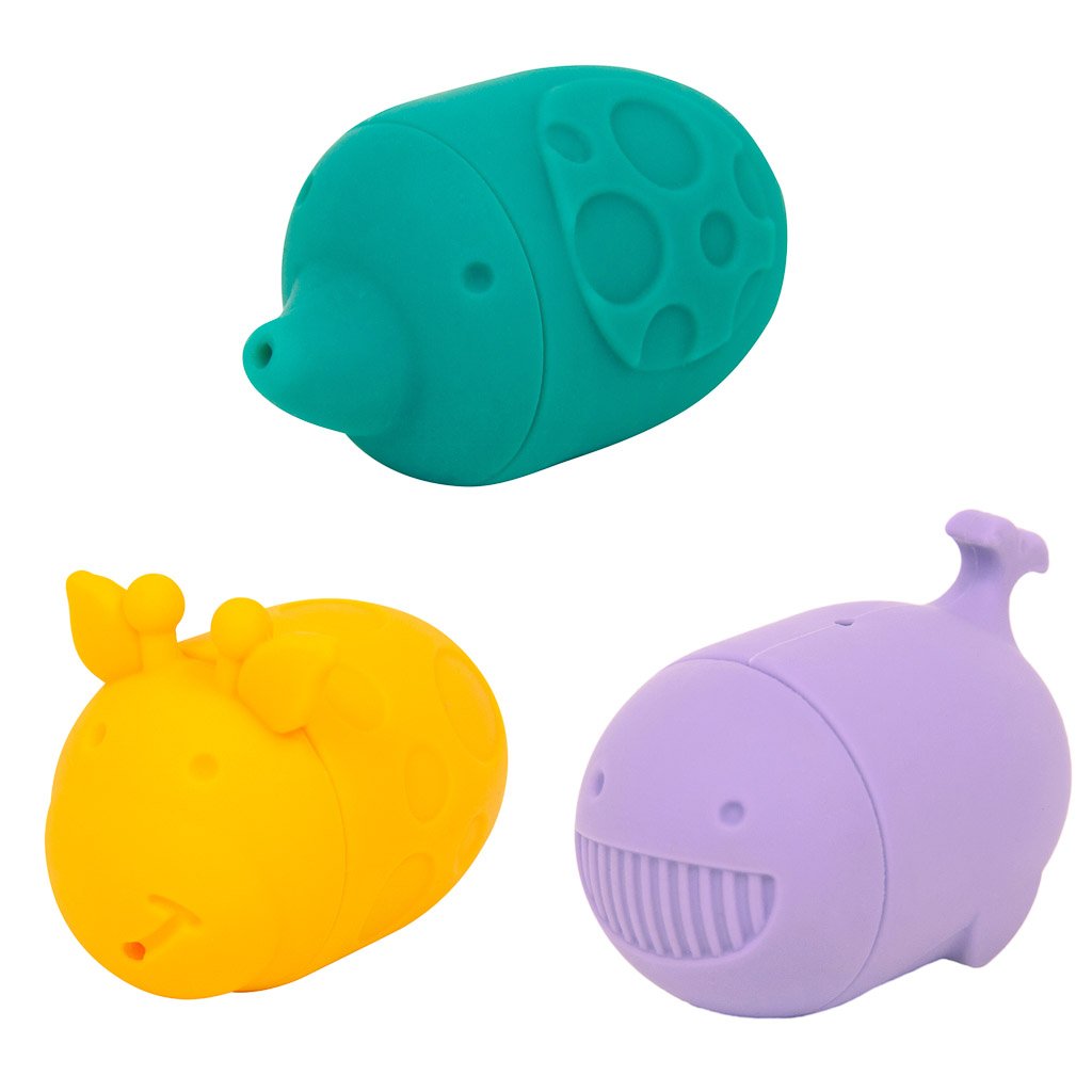 Marcus & Marcus Silicone Bath Toys Character Squirt