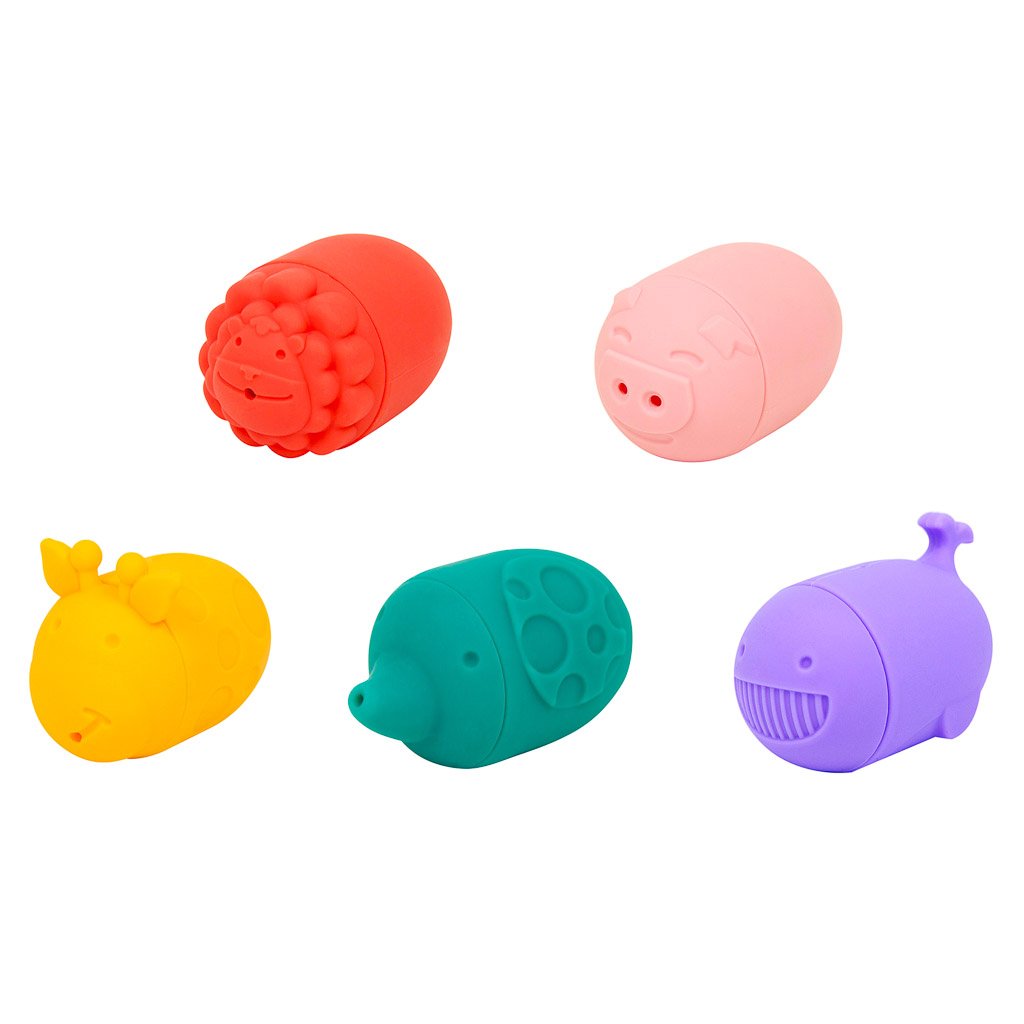 Marcus & Marcus Silicone Bath Toys Character Squirt