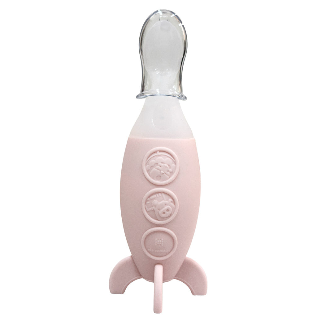 Marcus & Marcus Pink Color Feeding Spoon Dispenser
