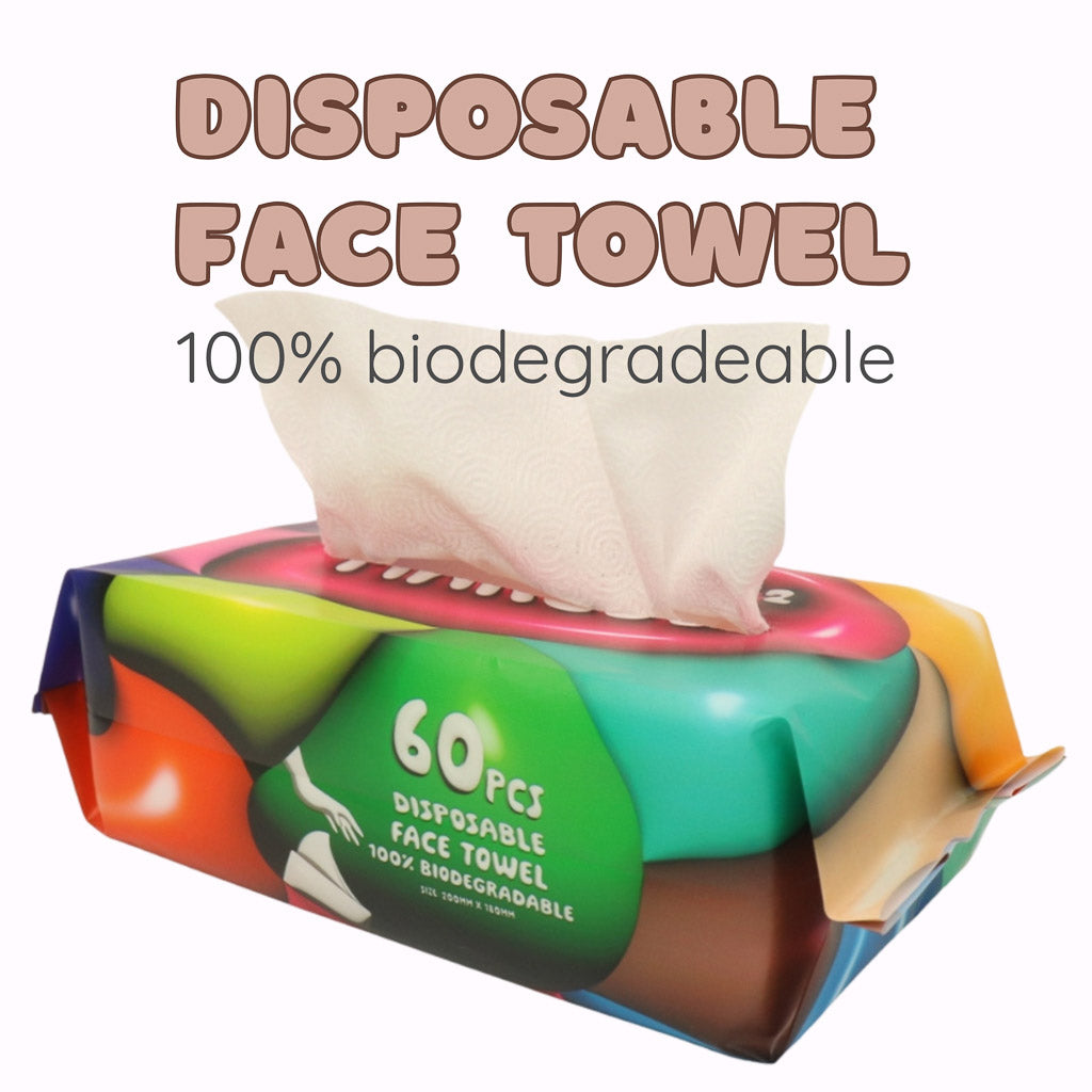 Marcus & Marcus Disposable Face Towel 100% Biodegradable (Wet or Dry)