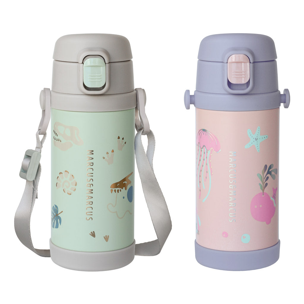 Marcus &amp; Marcus Straw and Spout Insulated Water Bottle (350ml)