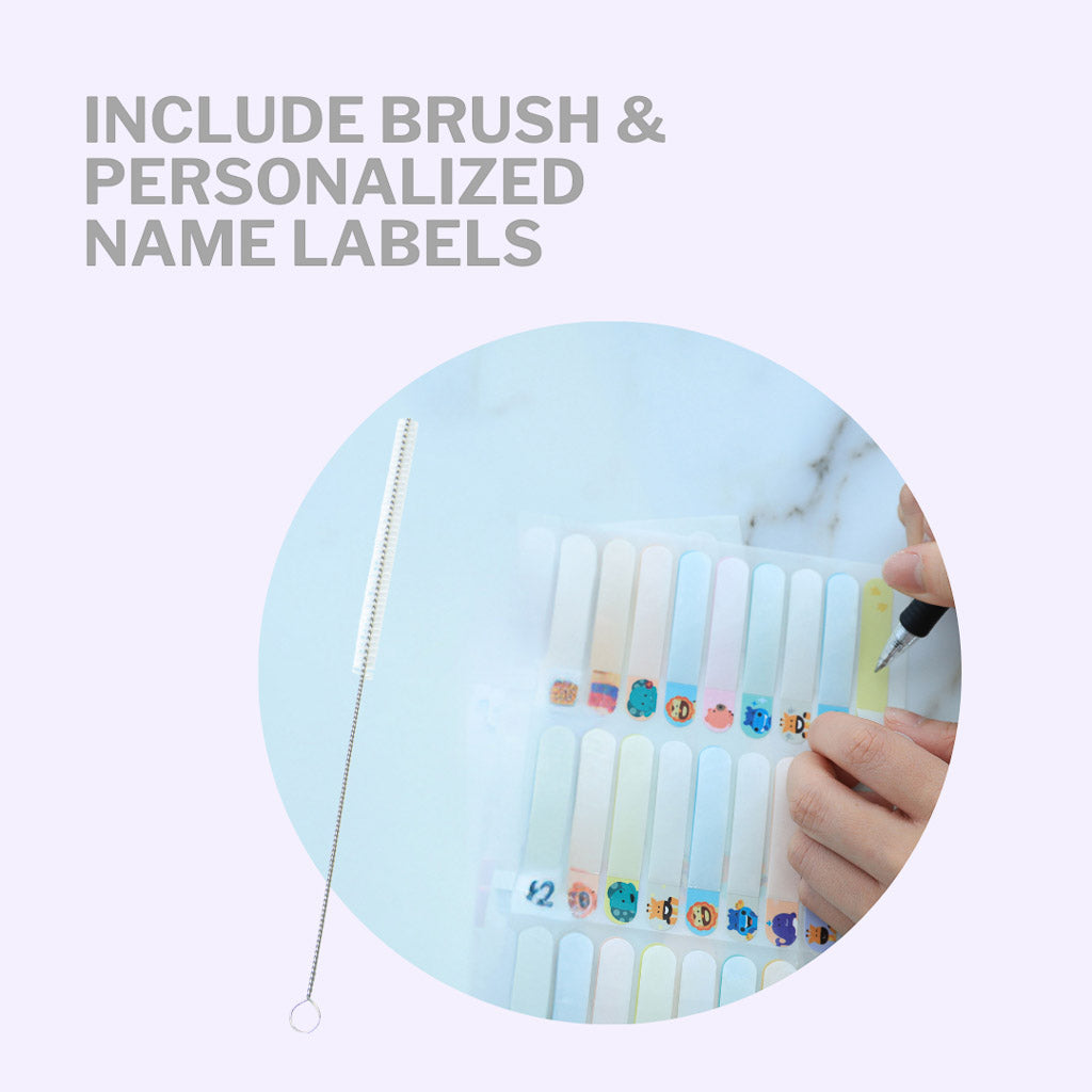 Marcus &amp; Marcus Straw and Spout Insulated Water Bottle (350ml)