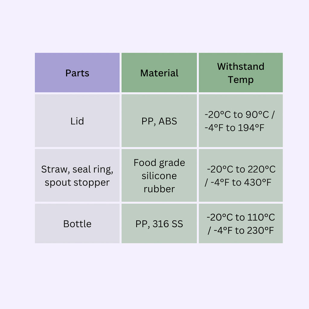 Marcus &amp; Marcus Straw and Spout Insulated Water Bottle (350ml)