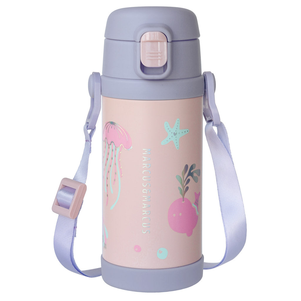 Marcus &amp; Marcus Straw and Spout Insulated Water Bottle (350ml)