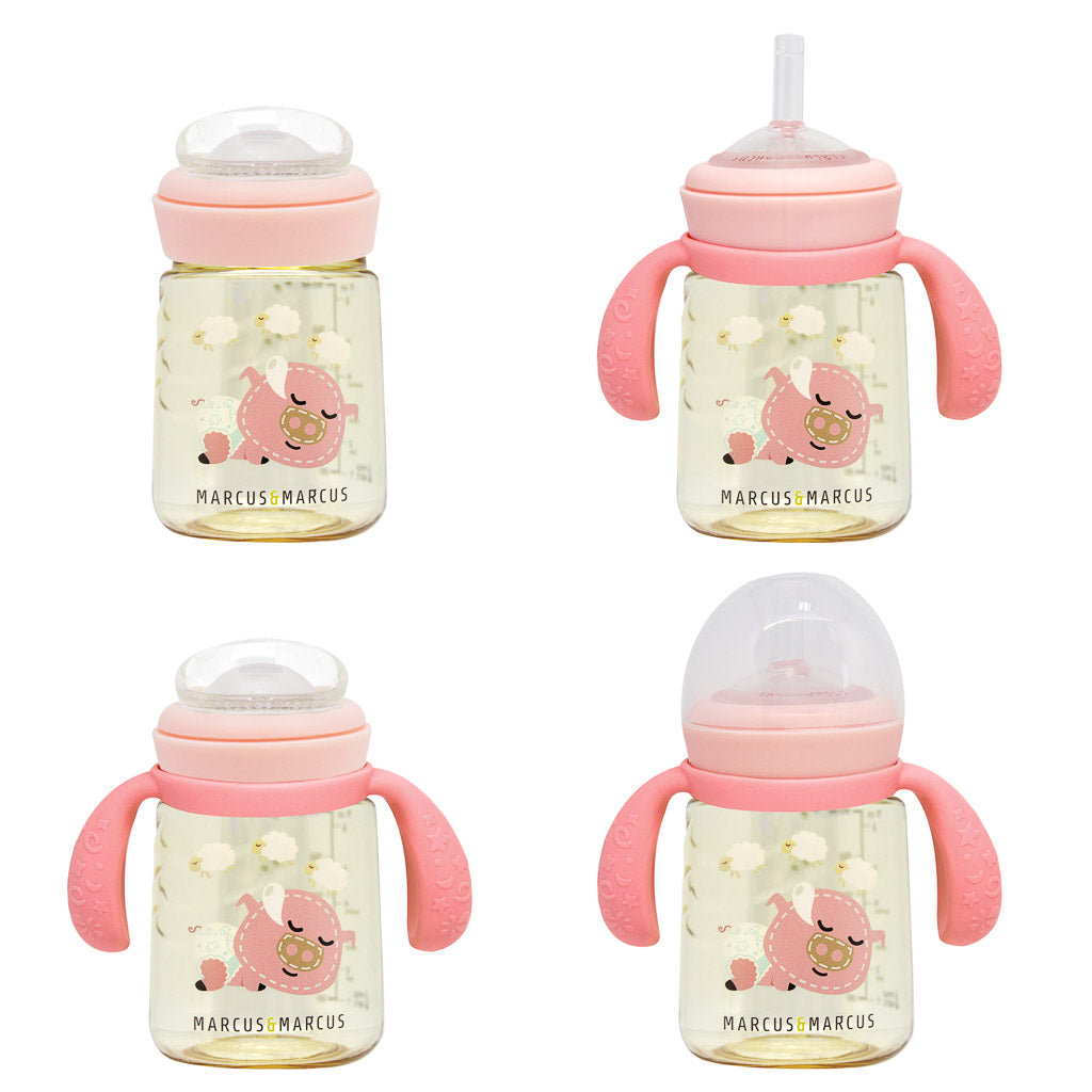 Marcus & Marcus PPSU Transition Trainer Bottle Set