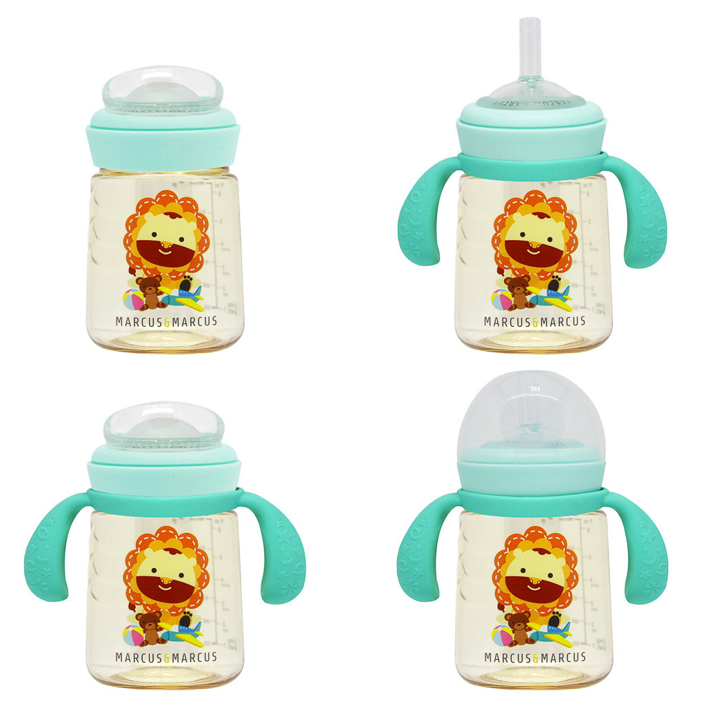 Marcus & Marcus PPSU Transition Trainer Bottle Set