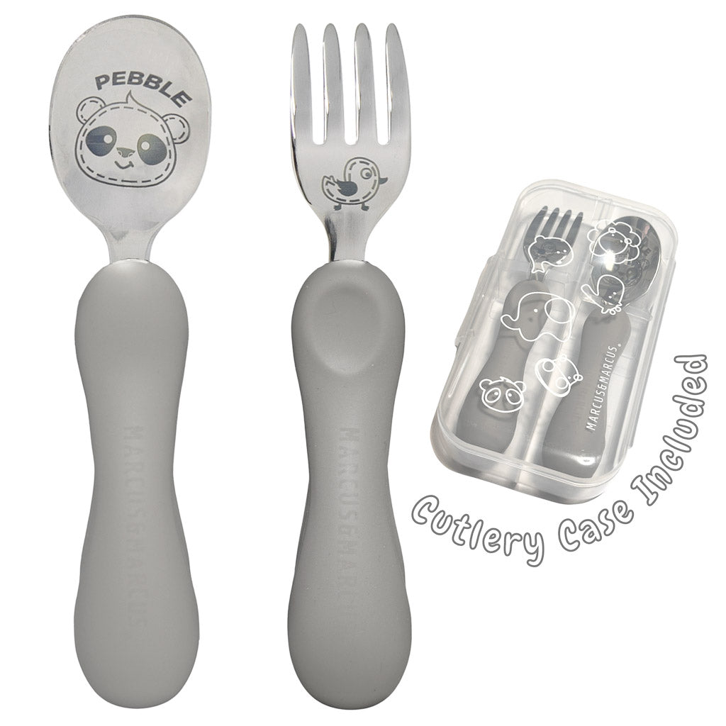 Marcus &amp; Marcus Easy Grip Spoon &amp; Fork Set