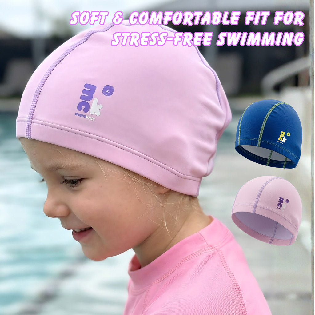 Marckids Kids Fabric Swim Cap