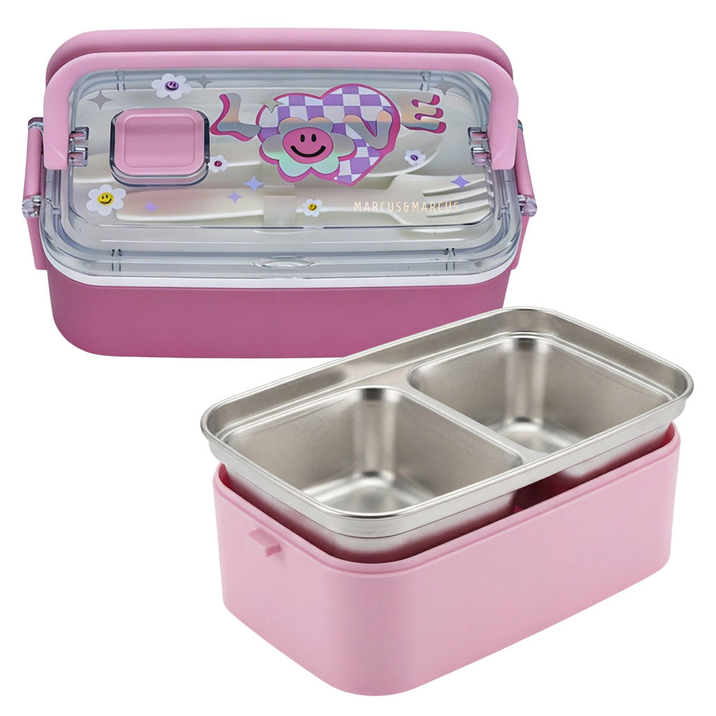 Marcus & Marcus Duodeck Stainless Steel Lunch Box Set