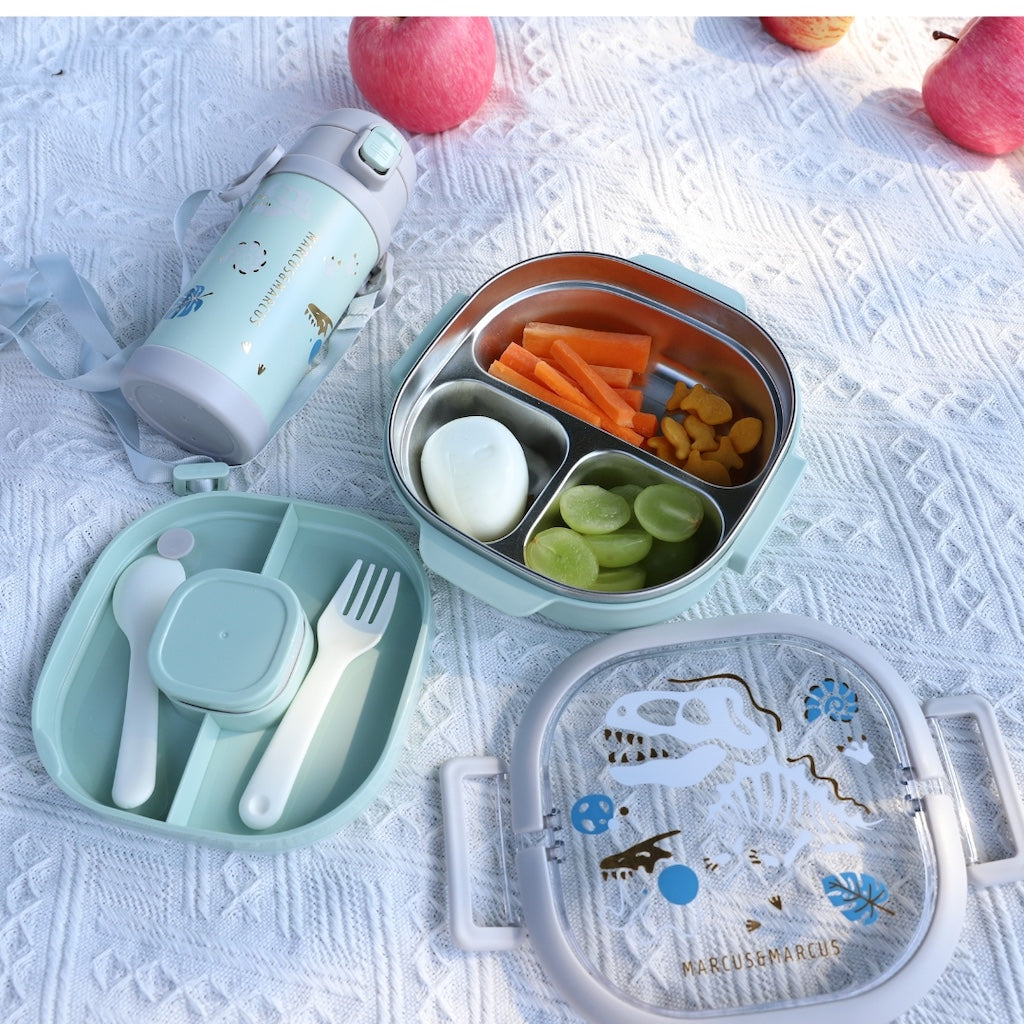 Marcus &amp; Marcus 2 Tier Stainless Steel Lunch Box