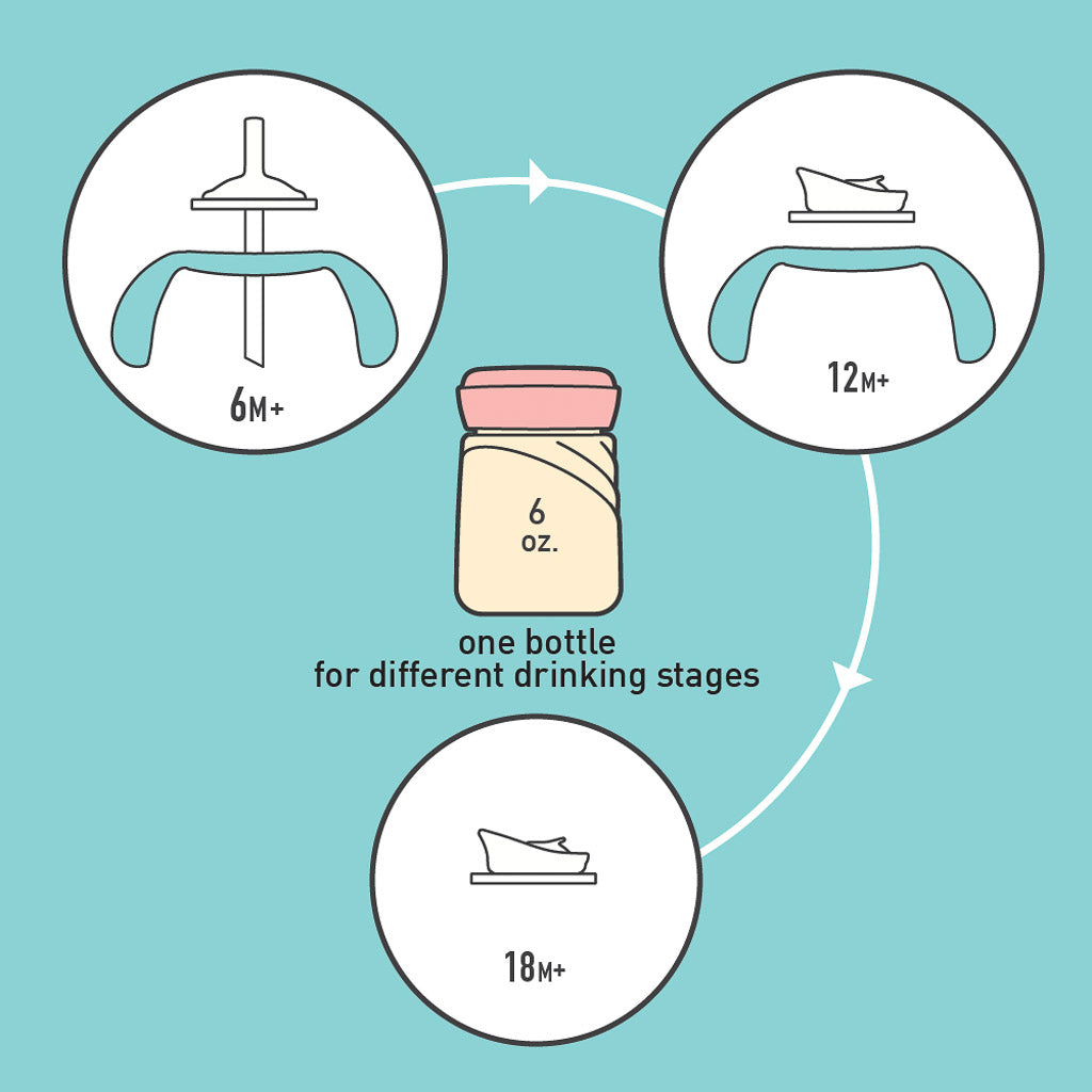 Marcus &amp; Marcus PPSU Transition Trainer Bottle Set