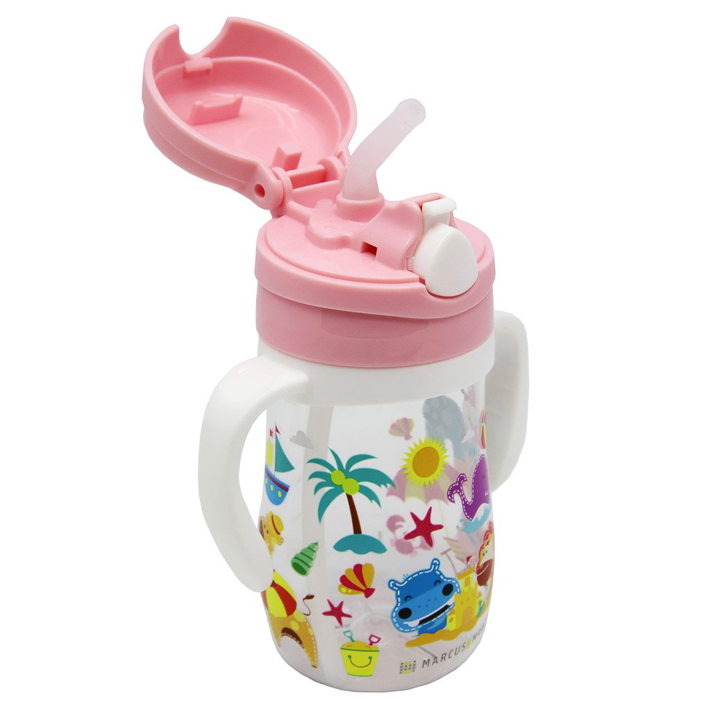 Marcus &amp; Marcus Tritan Straw Bottle - Pokey