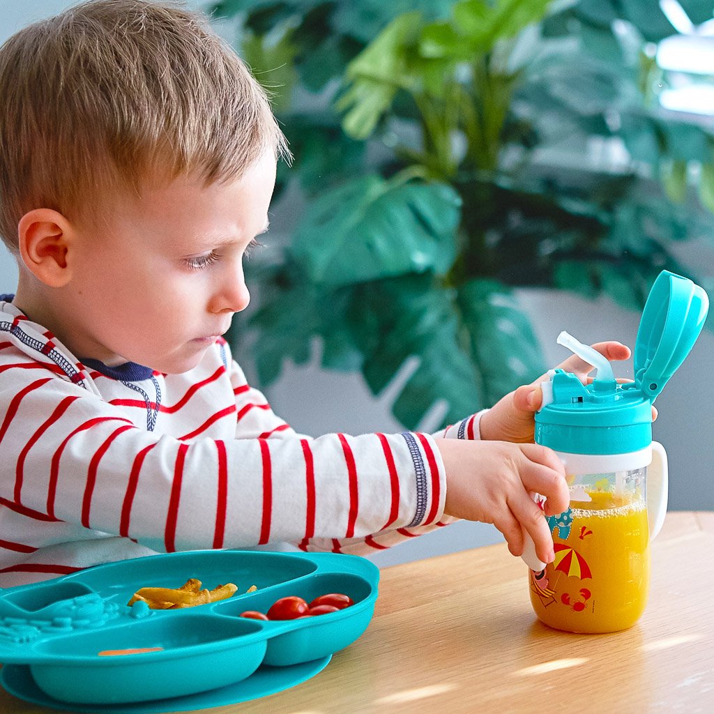 Marcus &amp; Marcus Tritan Straw Bottle - Ollie