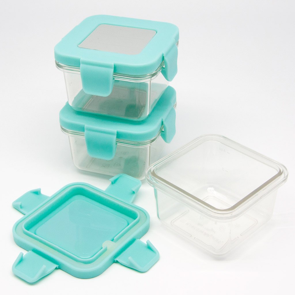 Marcus &amp; Marcus Tritan Air Tight Container - 4oz x 3pcs