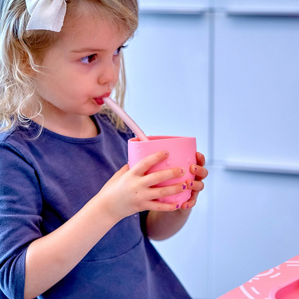 Marcus &amp; Marcus Reusable Silicone Straws &amp; Brush Set