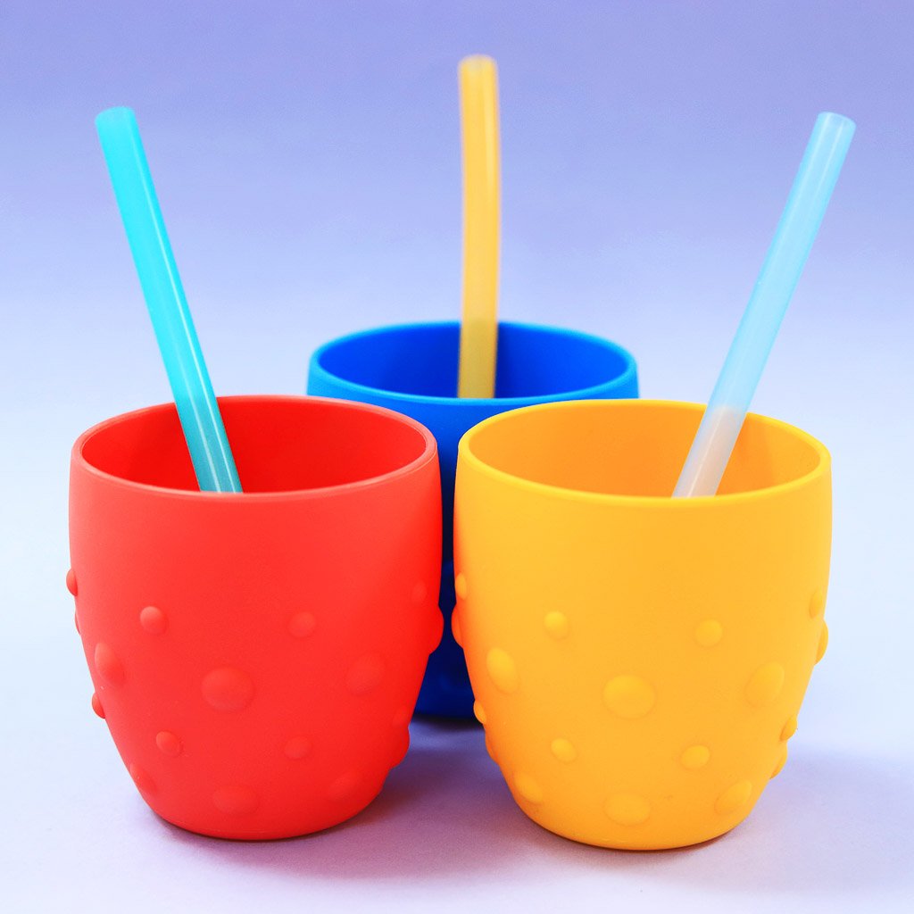 Marcus &amp; Marcus Reusable Silicone Straws &amp; Brush Set