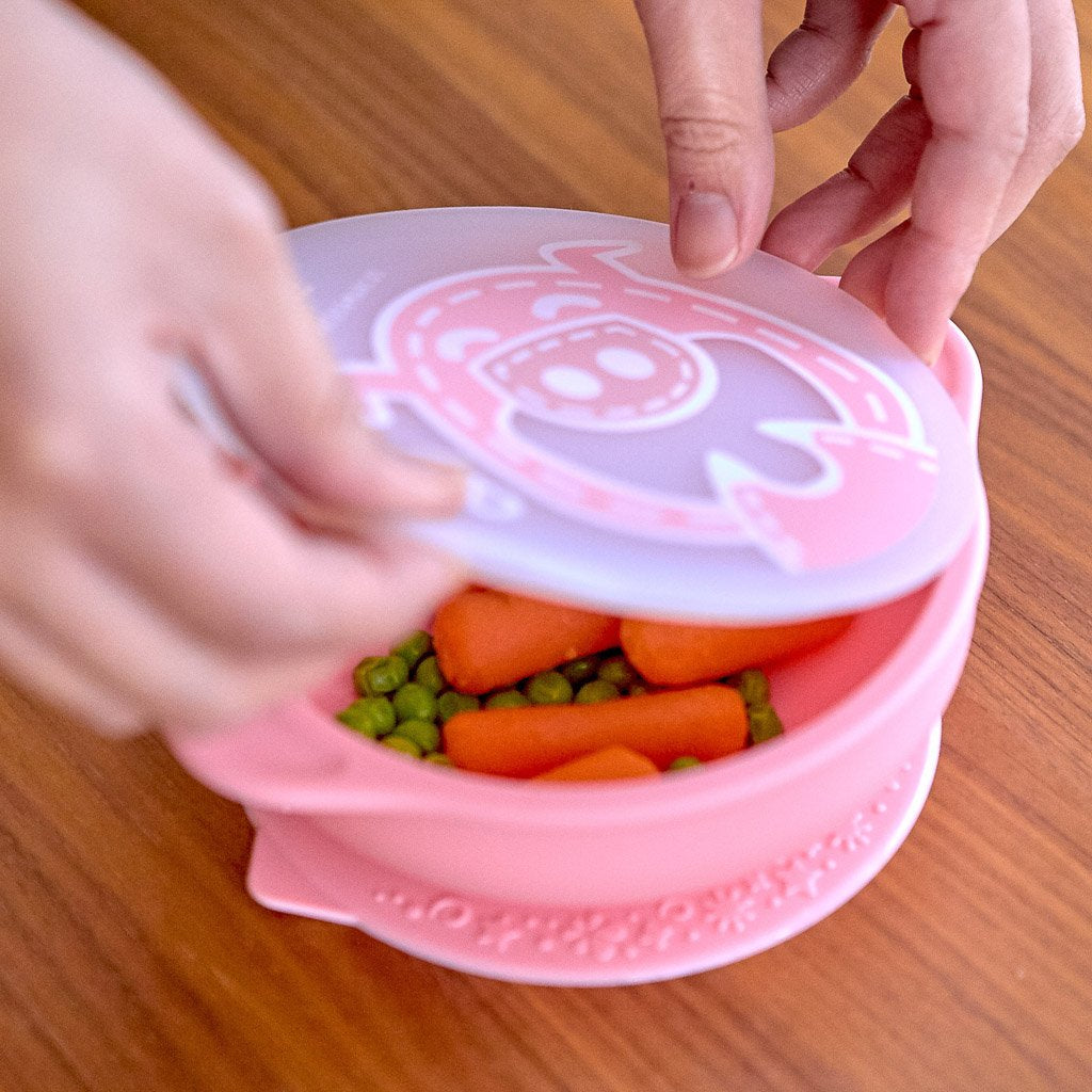 Marcus &amp; Marcus Suction Bowl with Lid - Pokey