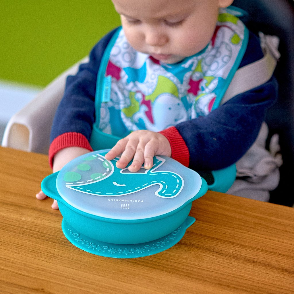 Marcus &amp; Marcus Suction Bowl with Lid - Ollie