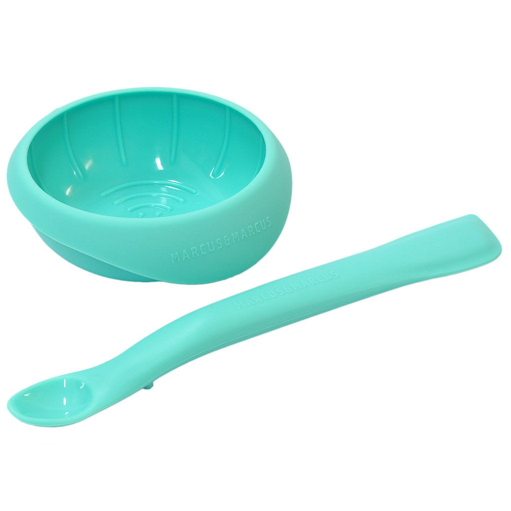 Marcus & Marcus Masher Spoon & Bowl Set - Blue