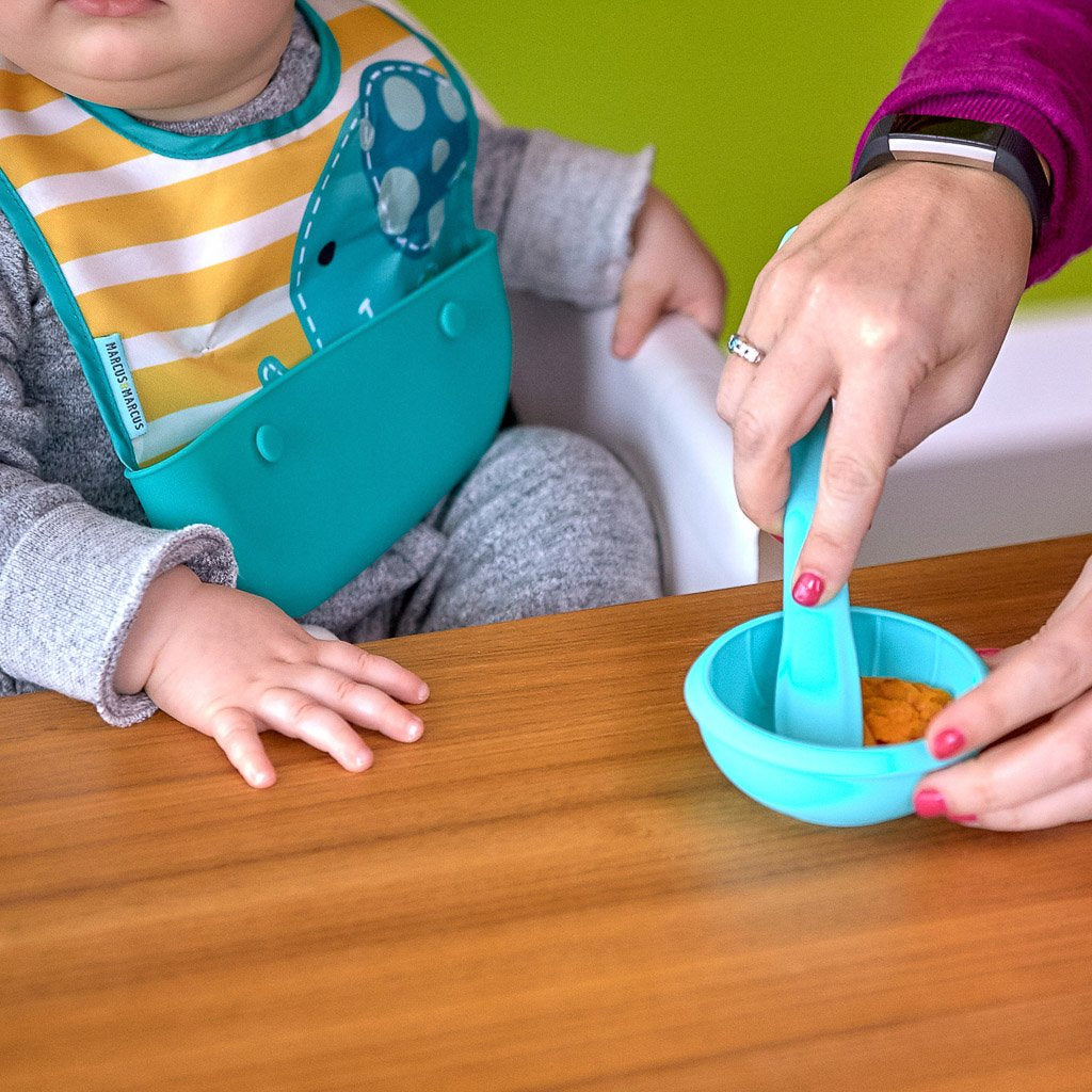 Marcus & Marcus Masher Spoon & Bowl Set - Blue