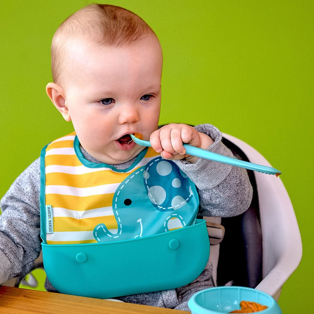 Marcus &amp; Marcus Masher Spoon &amp; Bowl Set - Blue