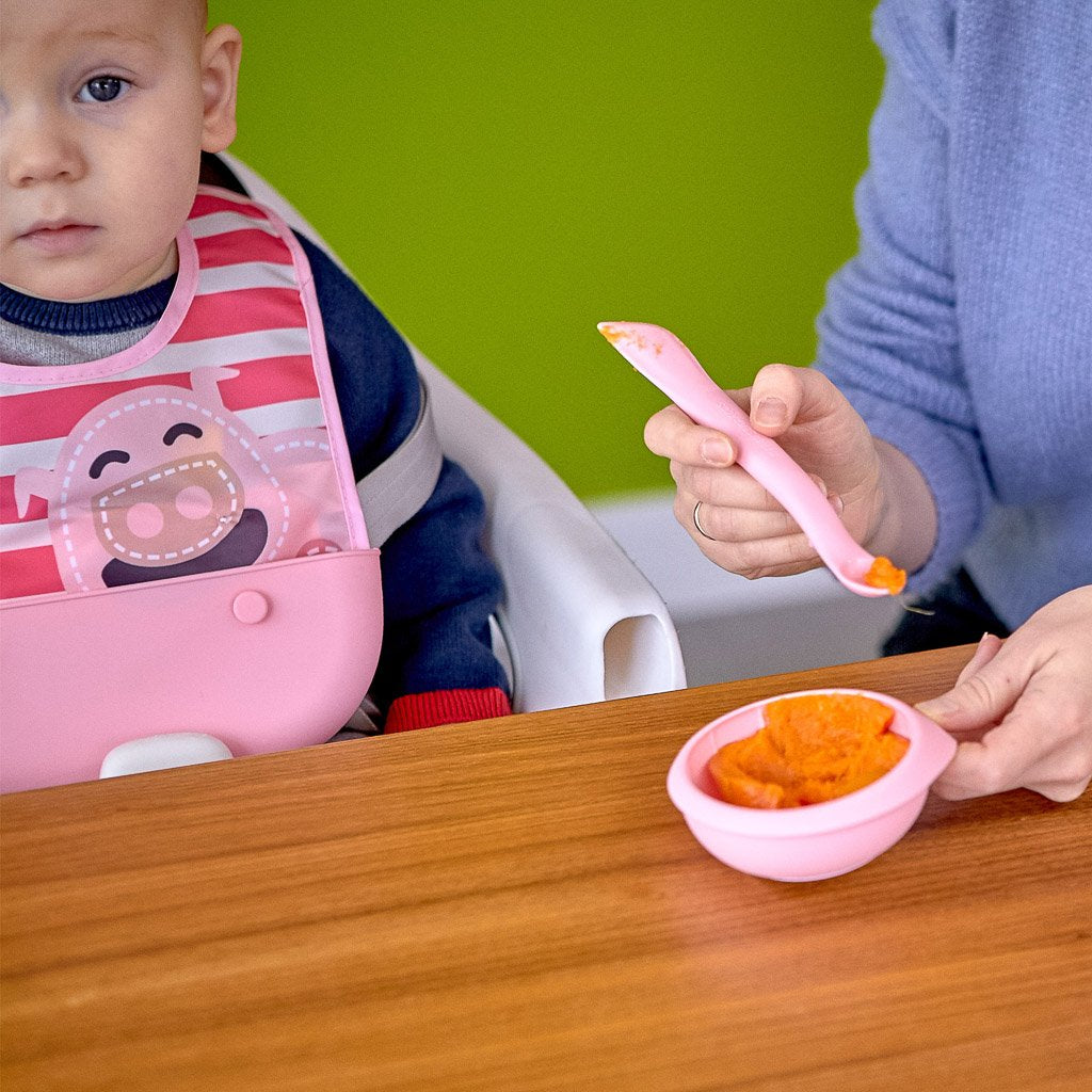 Marcus &amp; Marcus Masher Spoon &amp; Bowl Set - Pink