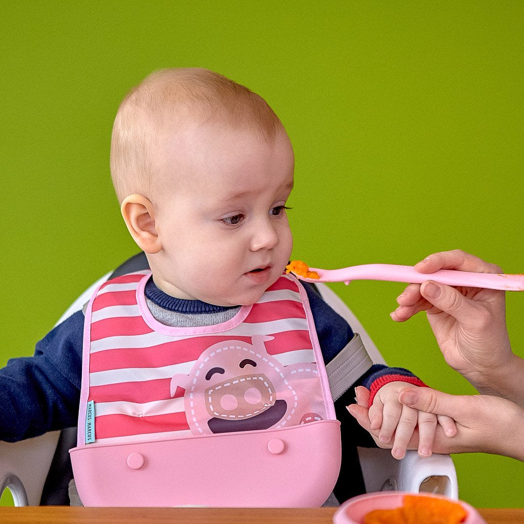 Marcus &amp; Marcus Masher Spoon &amp; Bowl Set - Pink