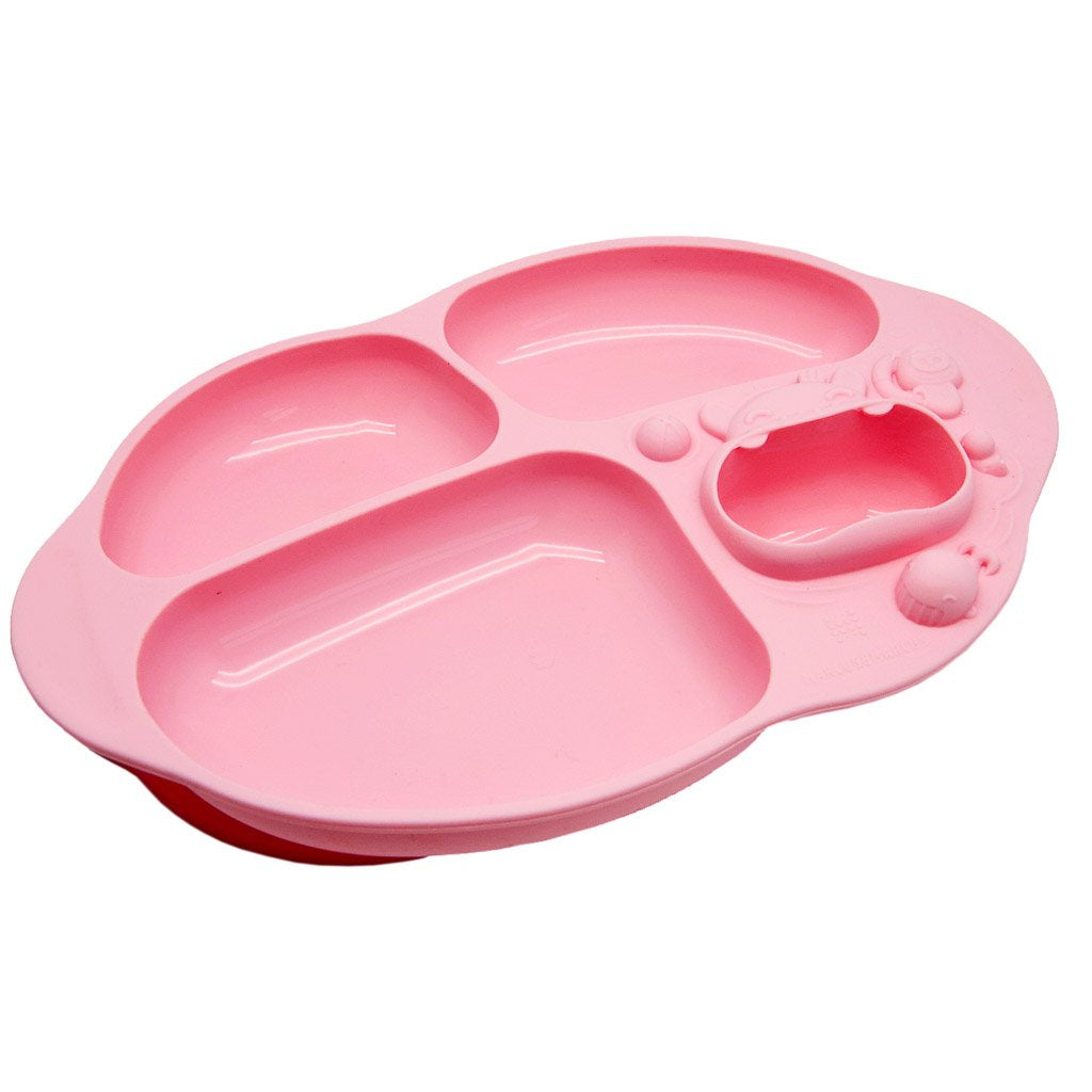 Marcus &amp; Marcus Yummy Dips Suction Divided Plate - Pokey
