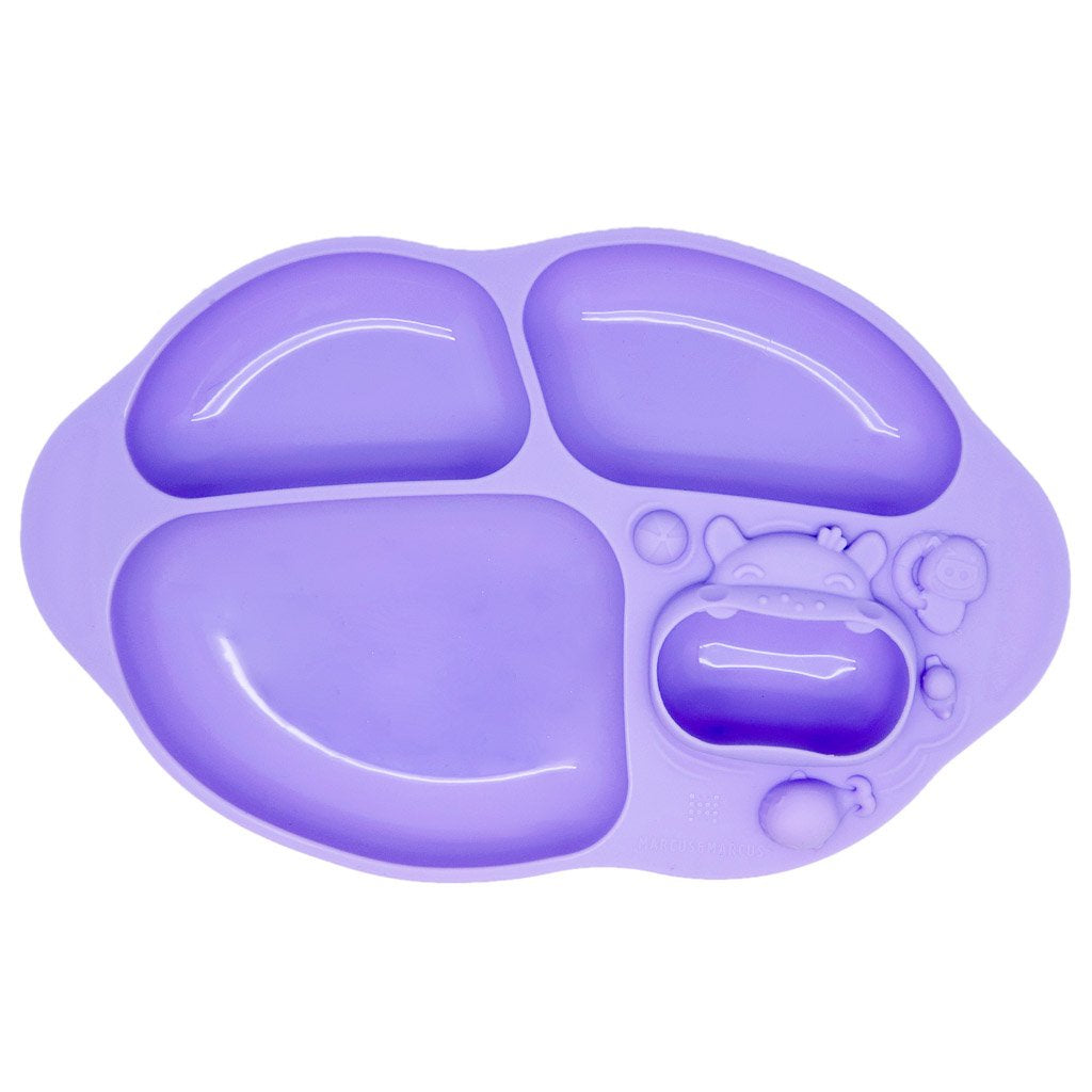 Marcus &amp; Marcus Yummy Dips Suction Divided Plate - Willo