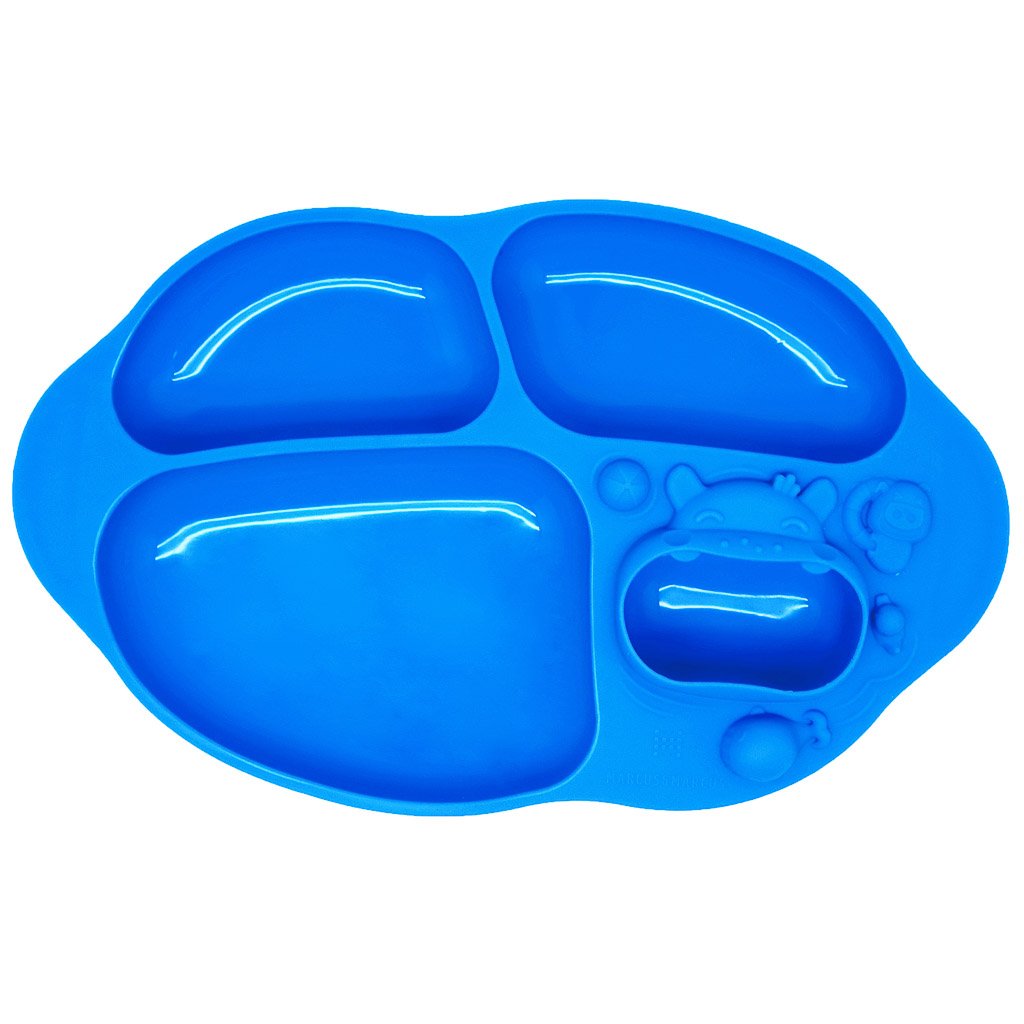 Marcus & Marcus Yummy Dips Suction Divided Plate - Lucas