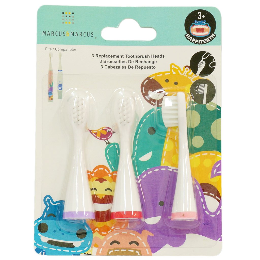 Marcus & Marcus Replacement Toothbrush Heads (Pokey, Marcus, Willo)