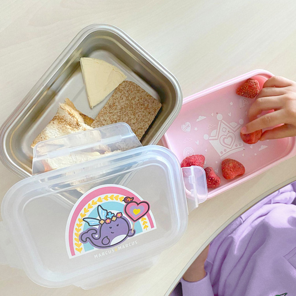 Marcus &amp; Marcus 2 Tier Stainless Steel Lunch Box