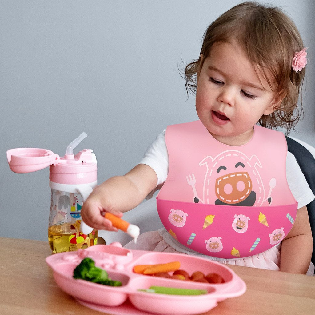 Marcus & Marcus Wide Coverage Silicone Bib