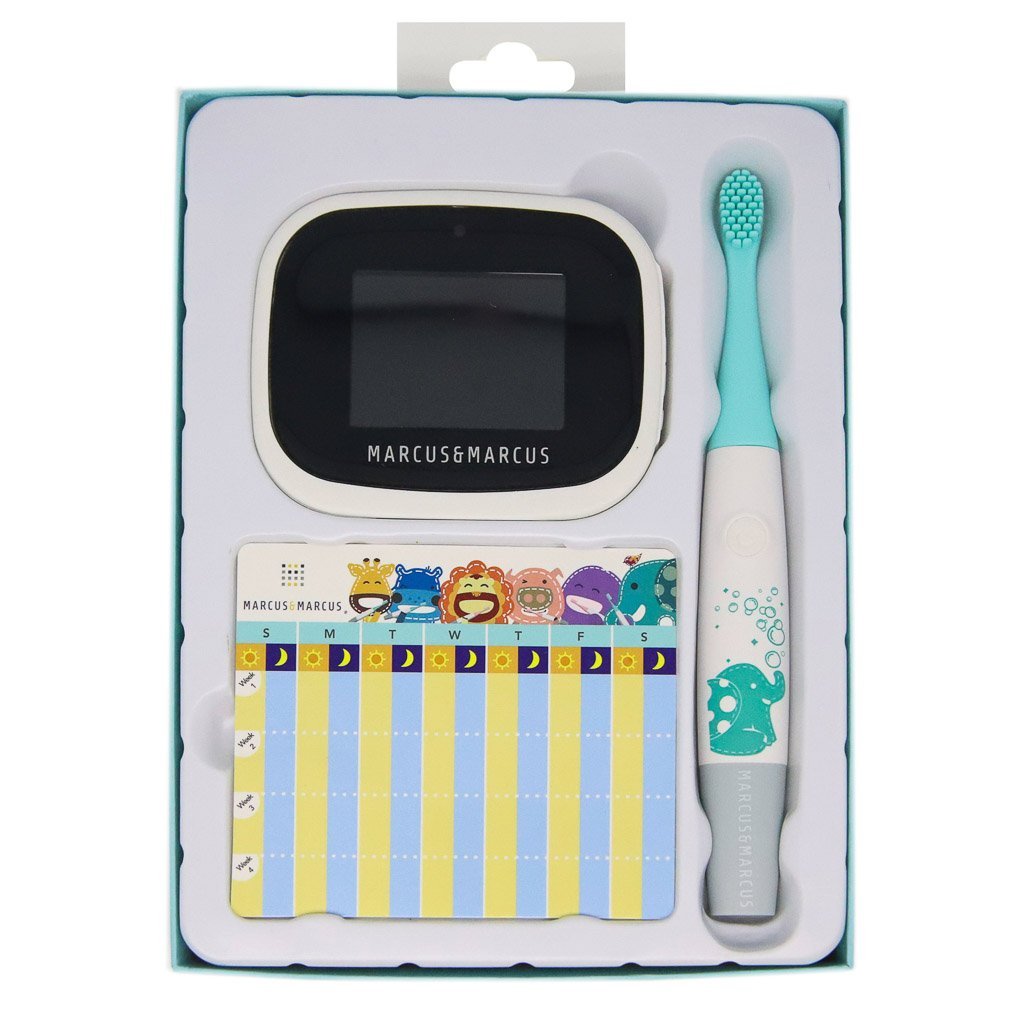 Marcus &amp; Marcus Kids Interactive Sonic Silicone Toothbrush Set