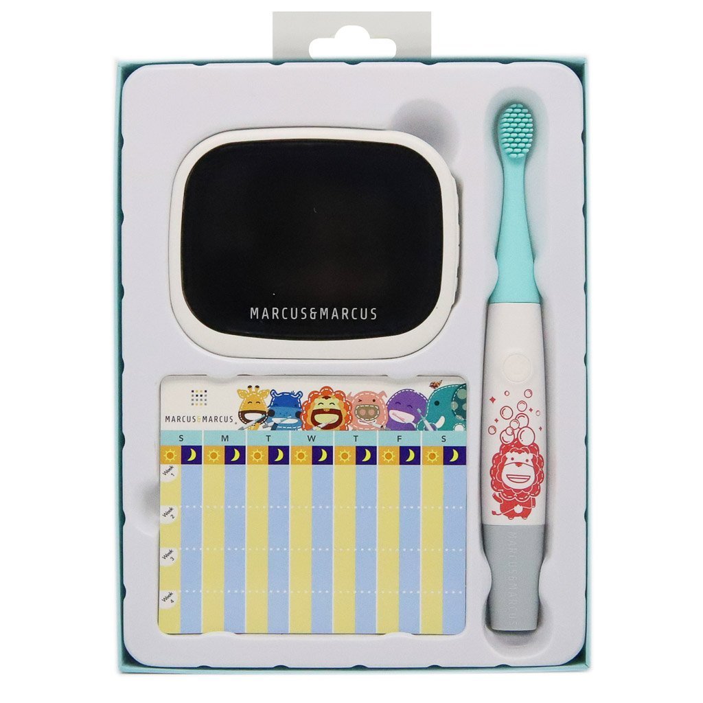 Marcus &amp; Marcus Kids Interactive Sonic Silicone Toothbrush Set