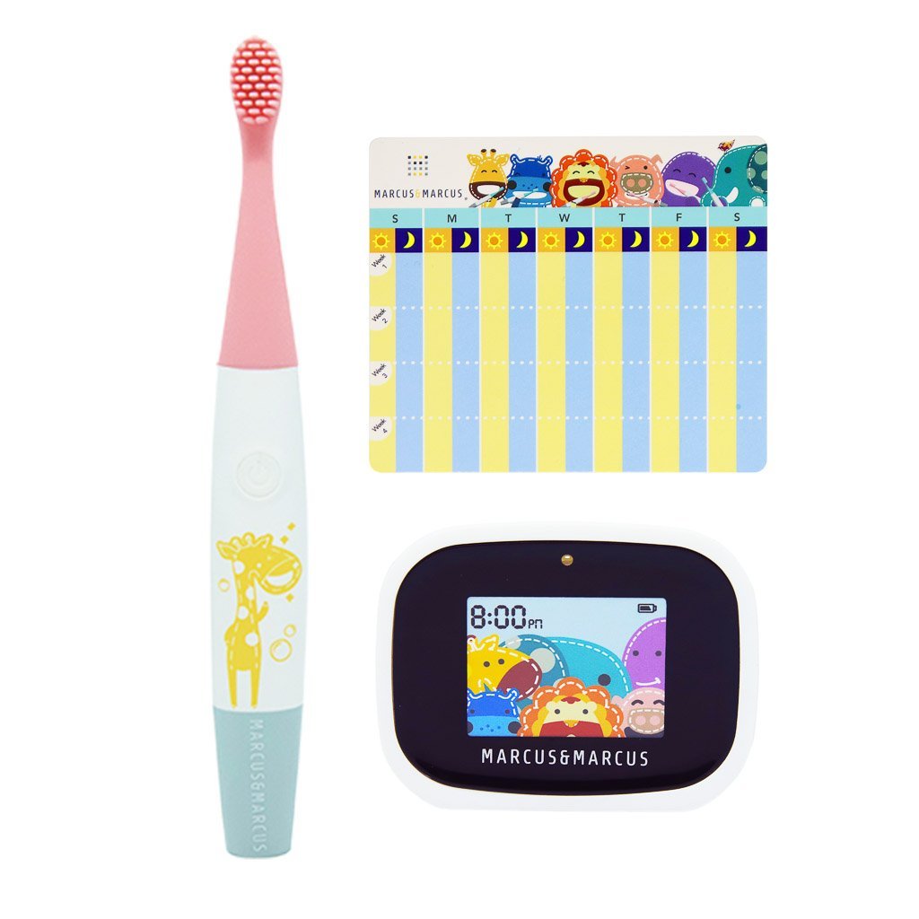Marcus &amp; Marcus Kids Interactive Sonic Silicone Toothbrush Set