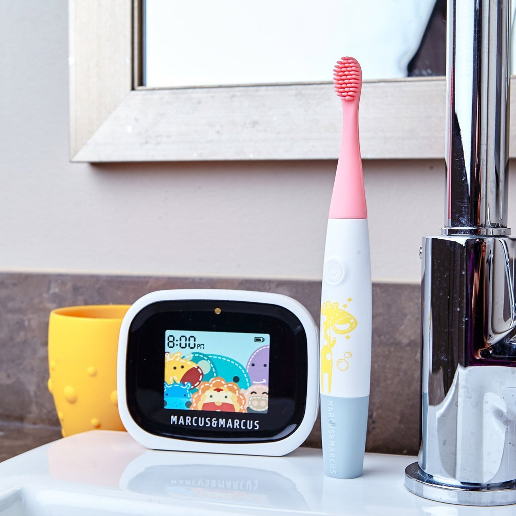 Marcus &amp; Marcus Kids Interactive Sonic Silicone Toothbrush Set