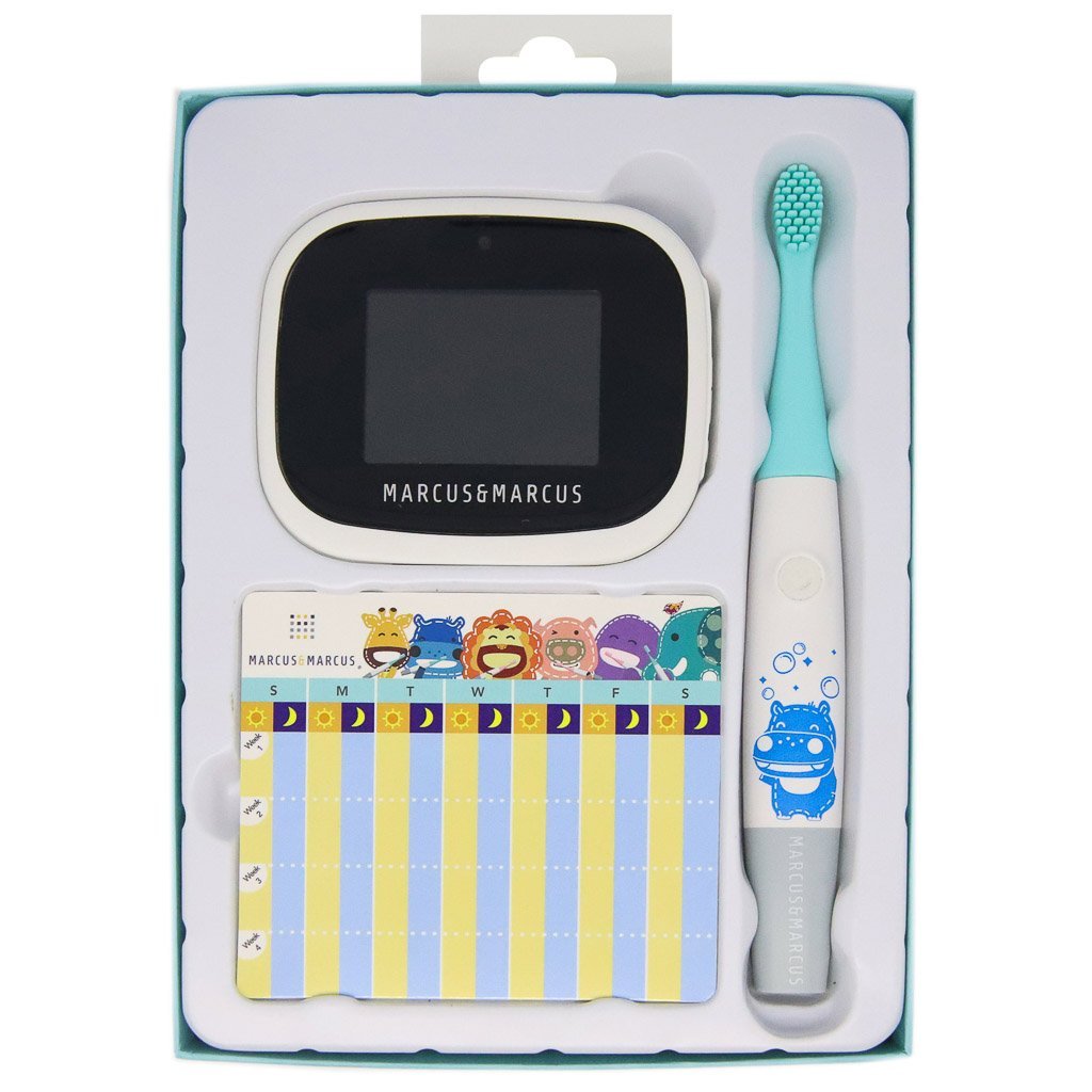 Marcus &amp; Marcus Kids Interactive Sonic Silicone Toothbrush Set