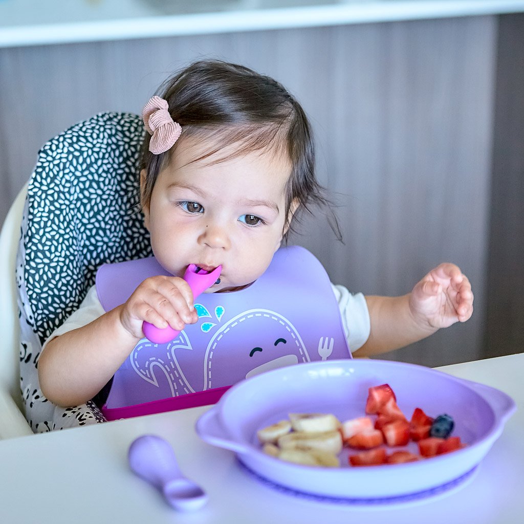 Marcus &amp; Marcus Silicone Palm Grasp Spoon &amp; Fork Set