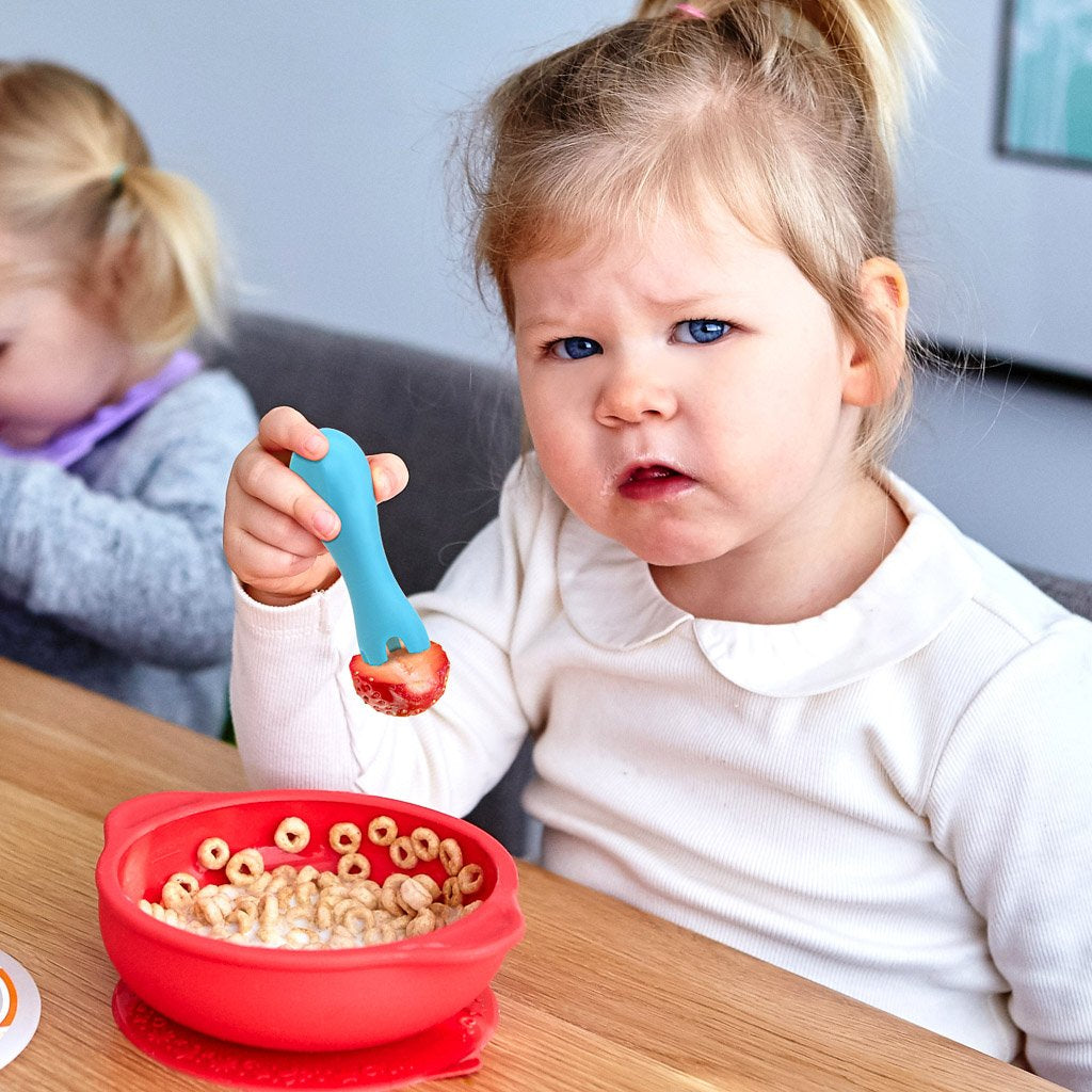 Marcus &amp; Marcus Silicone Palm Grasp Spoon &amp; Fork Set